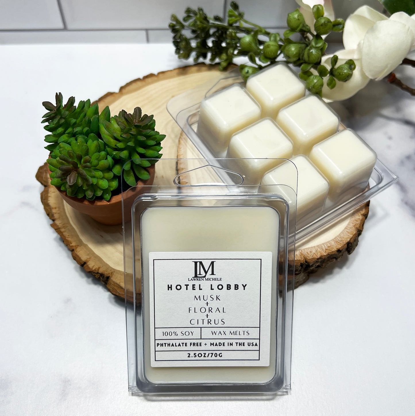 Hotel Lobby Wax Melts - Musk, Floral, Citrus