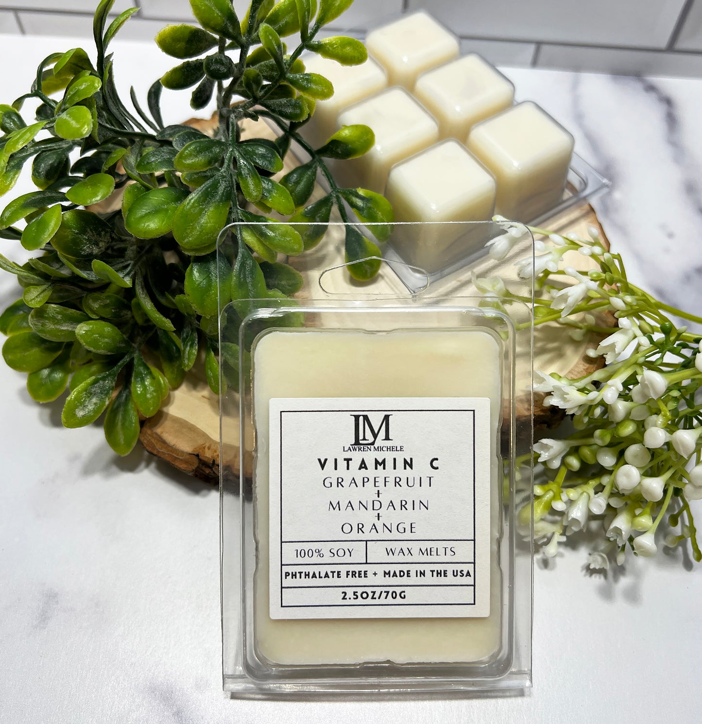Vitamin C Wax Melts - Grapefruit, Mandarin, Orange