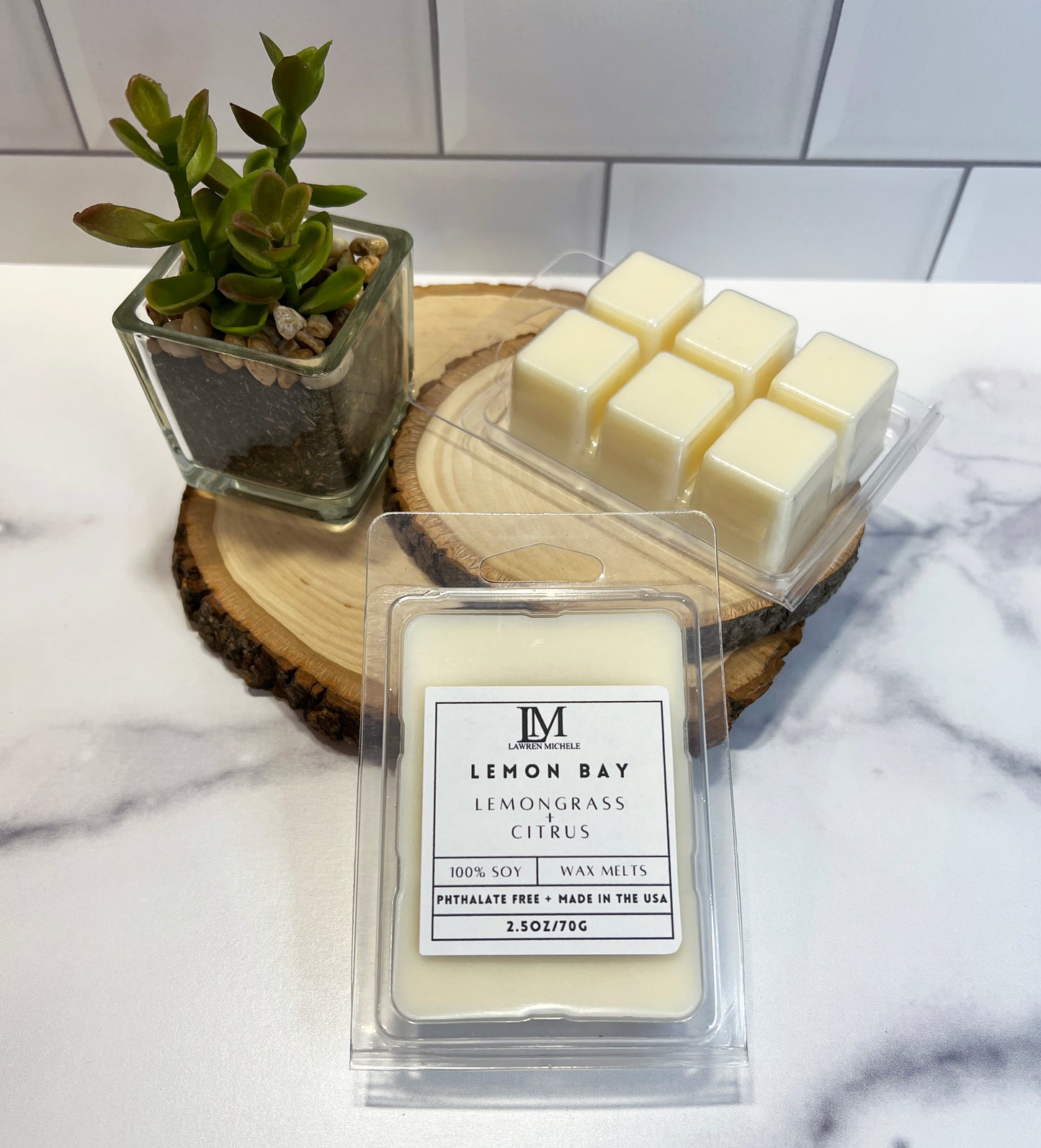 Lemon Bay Wax Melts - Lemongrass, Citrus