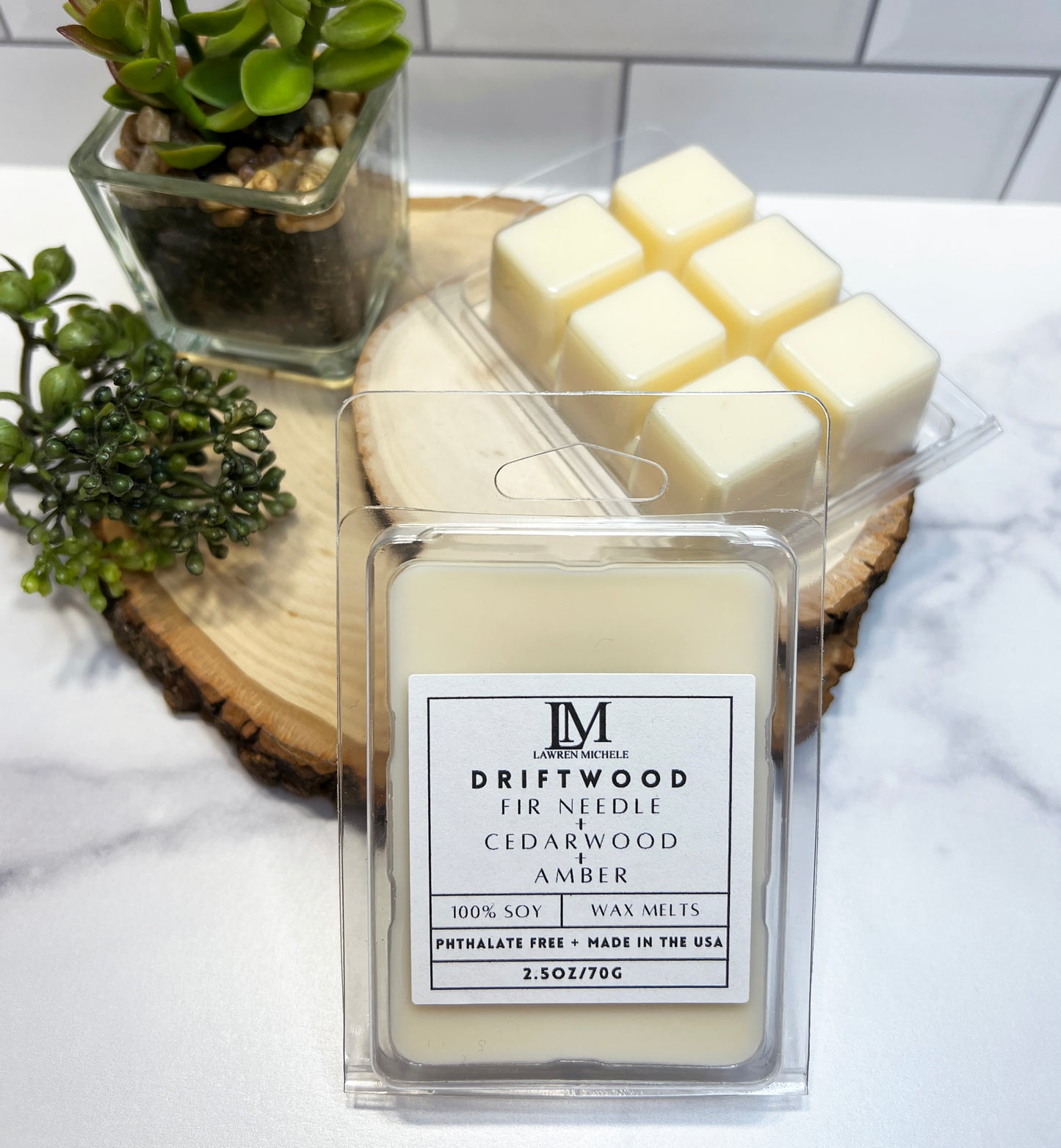 Driftwood Wax Melts - Fir needle, Cedarwood, Amber