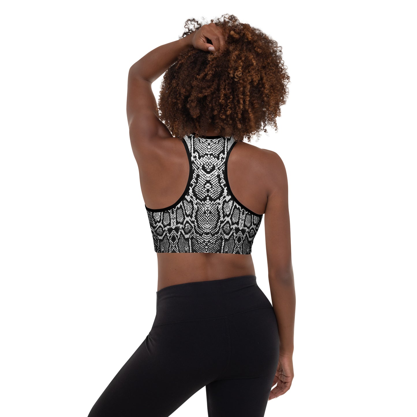 Ombre Snakeskin Racerback Bra