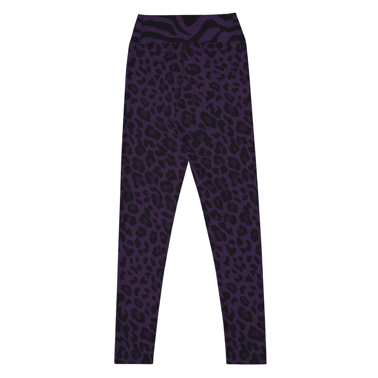 Purple Cheetah Zebra Animal Print Leggings