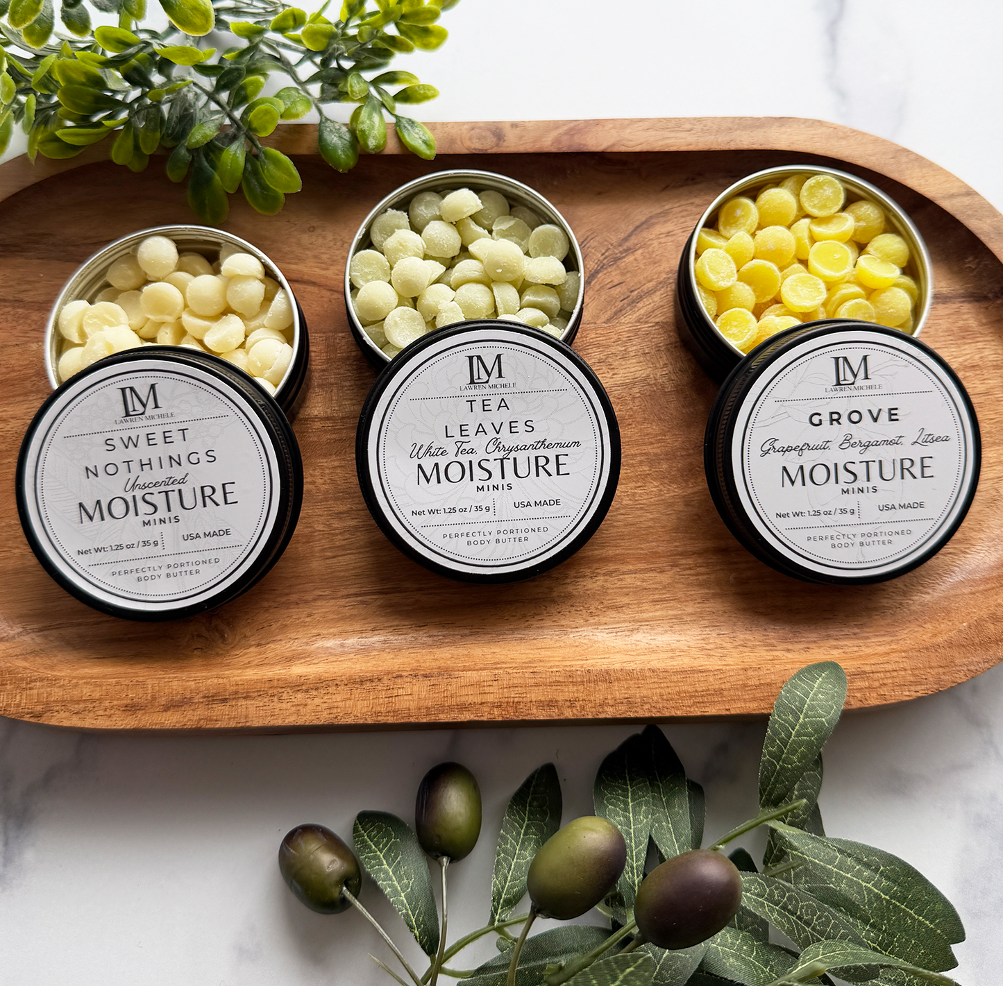 Moisture Minis - Perfectly Portioned Squalane Oil Body Butter