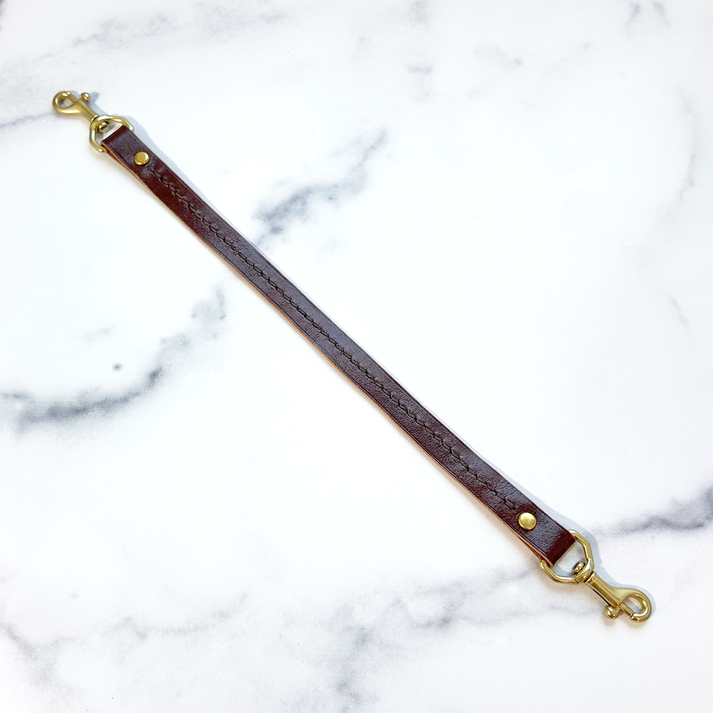 'Finders Keepers' Hand-Stitched Leather Key Leash