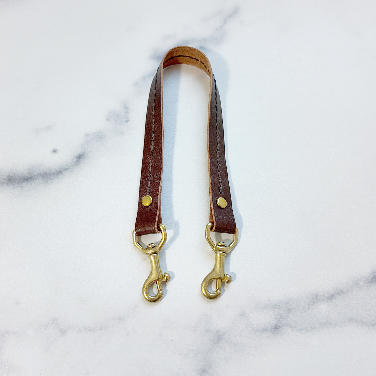 'Finders Keepers' Hand-Stitched Leather Key Leash