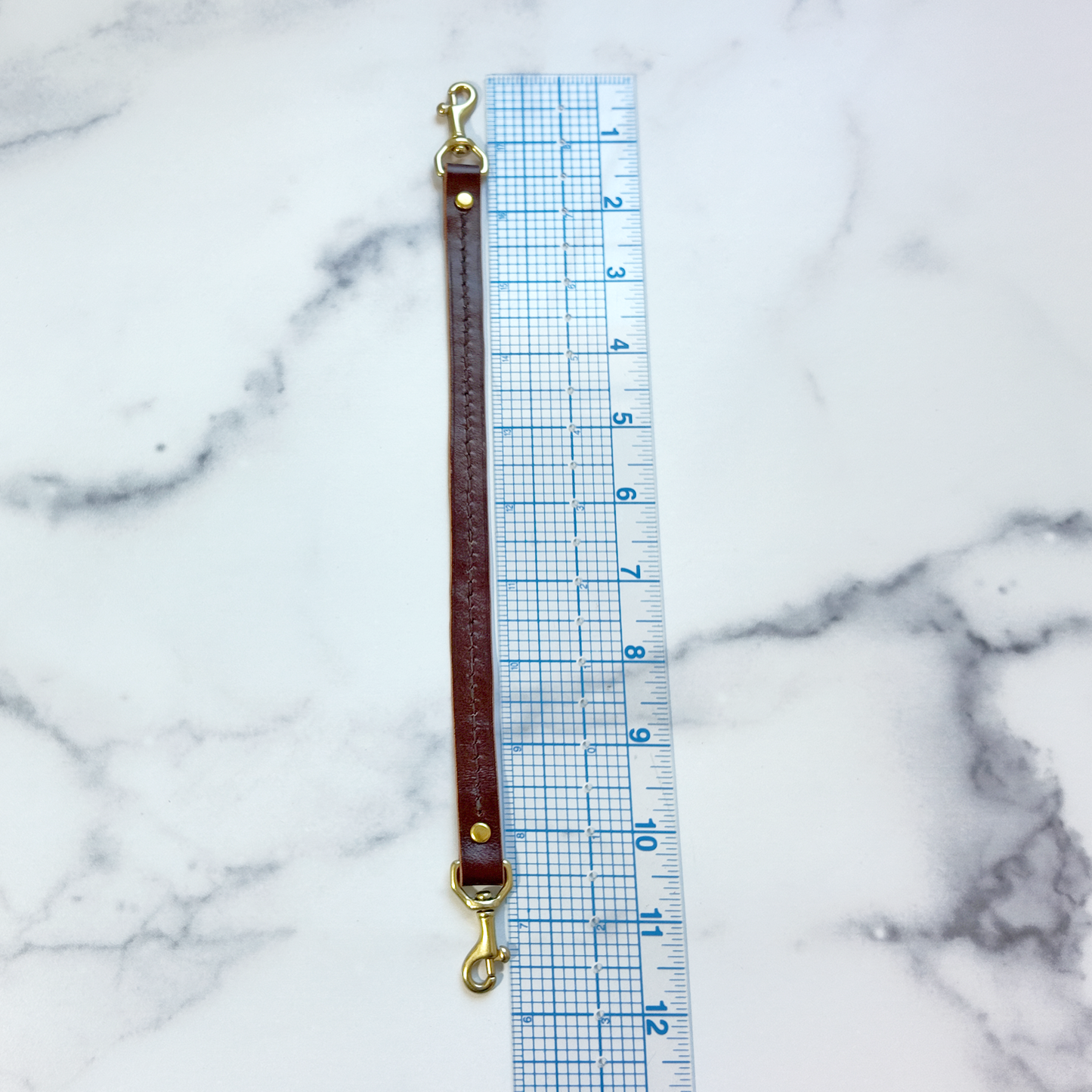 'Finders Keepers' Hand-Stitched Leather Key Leash