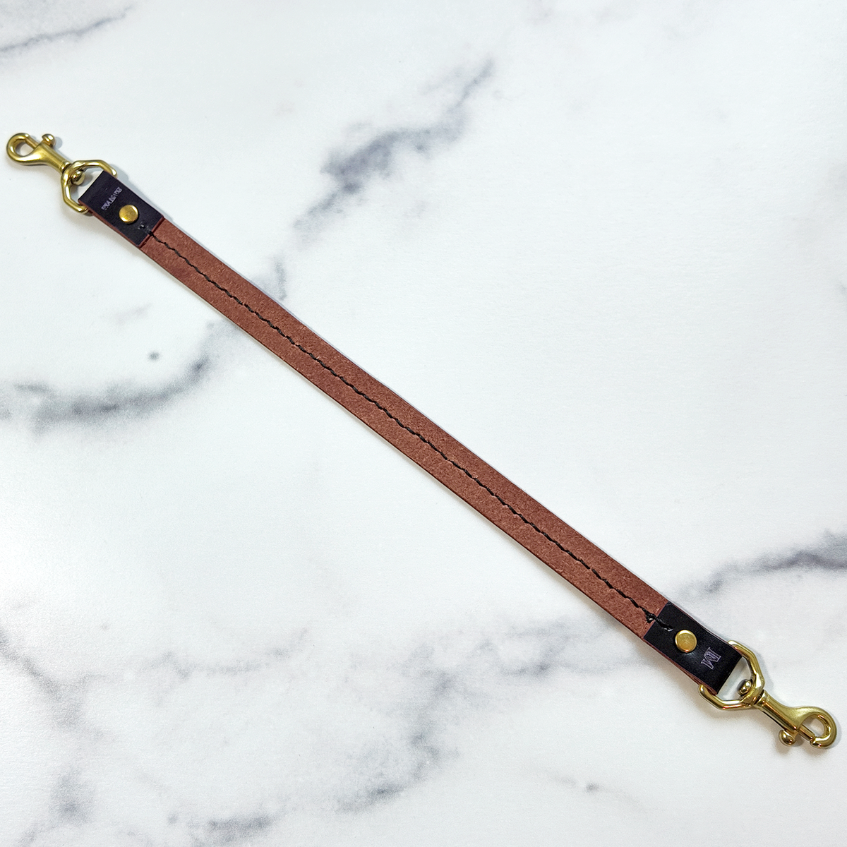 'Finders Keepers' Hand-Stitched Leather Key Leash