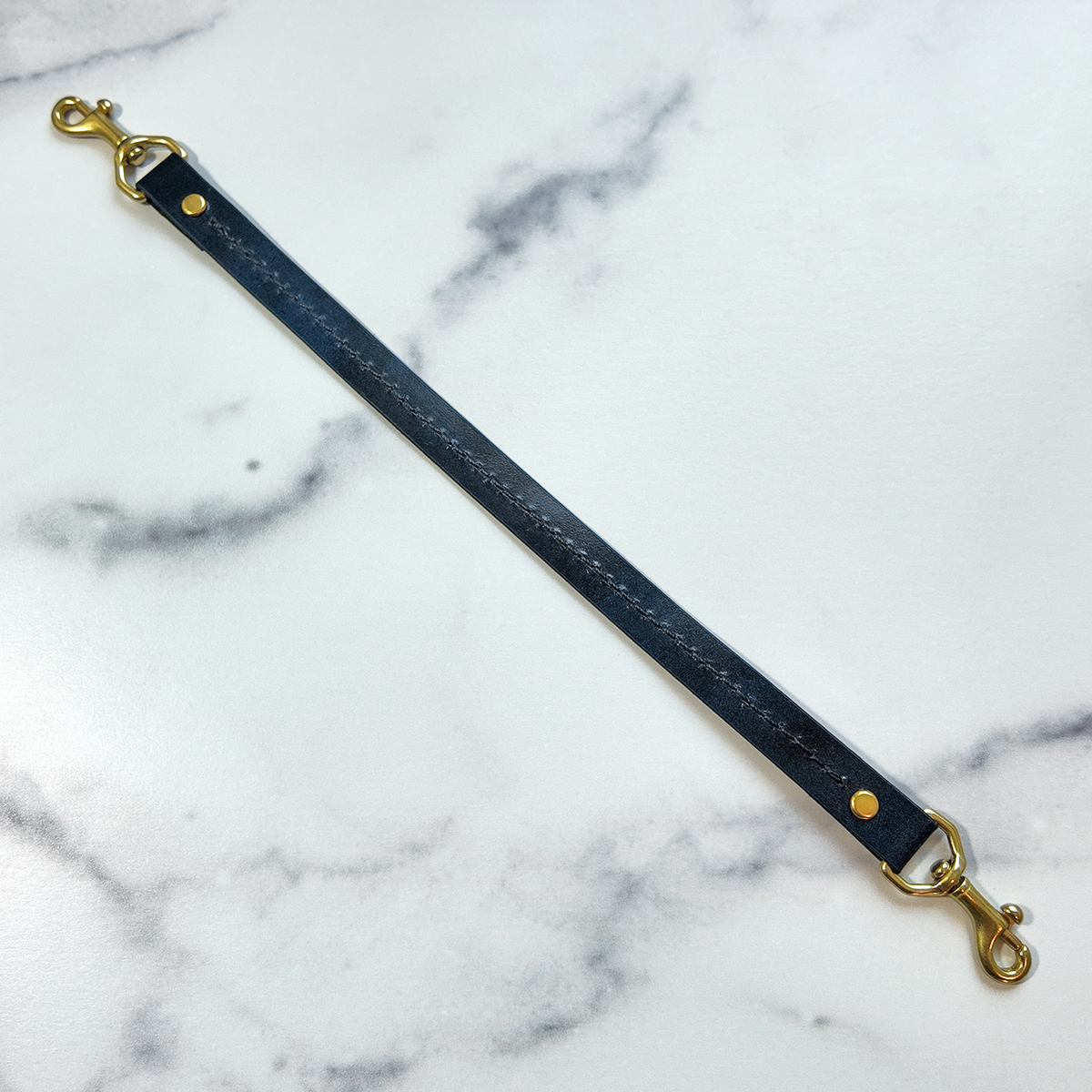 'Finders Keepers' Hand-Stitched Leather Key Leash