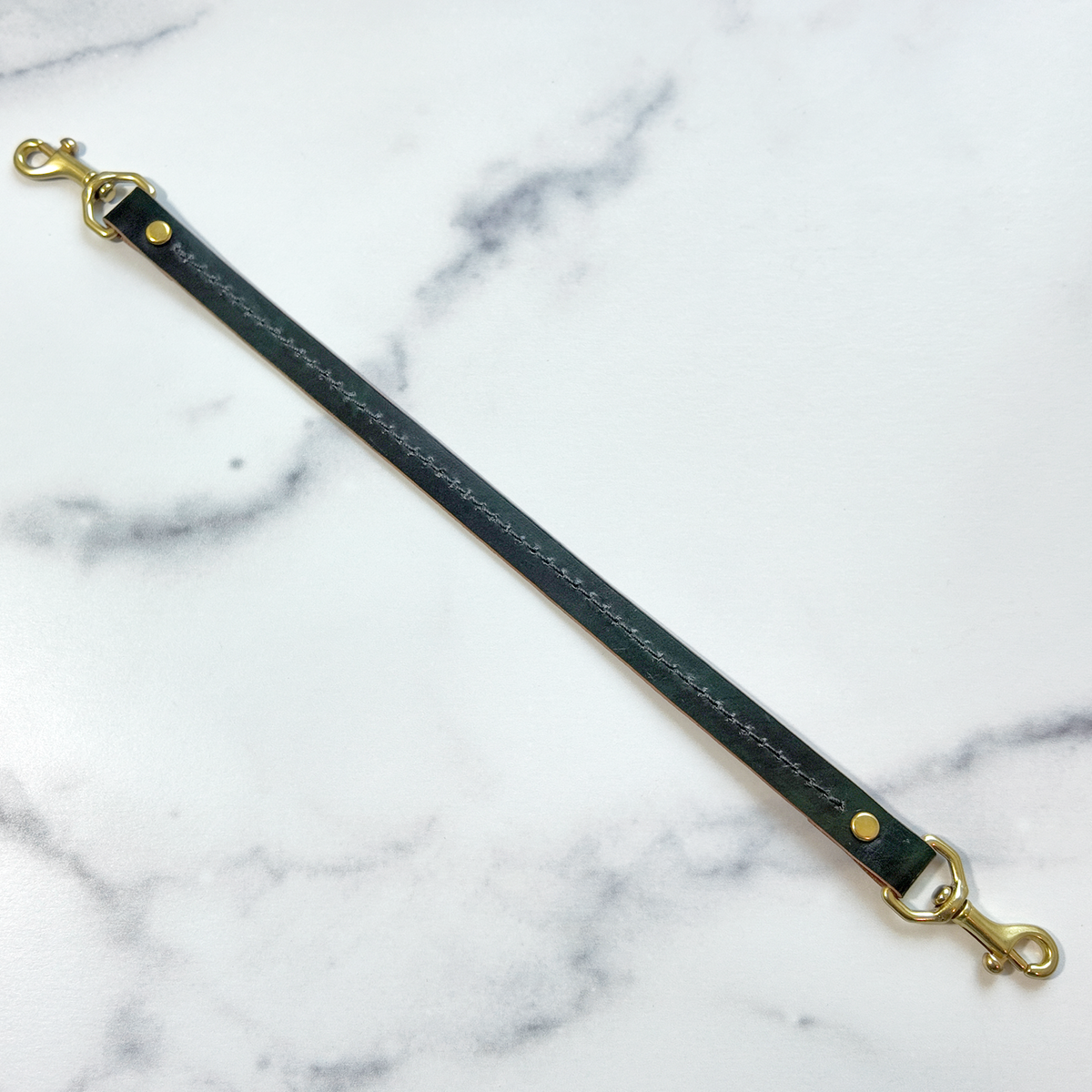 'Finders Keepers' Hand-Stitched Leather Key Leash