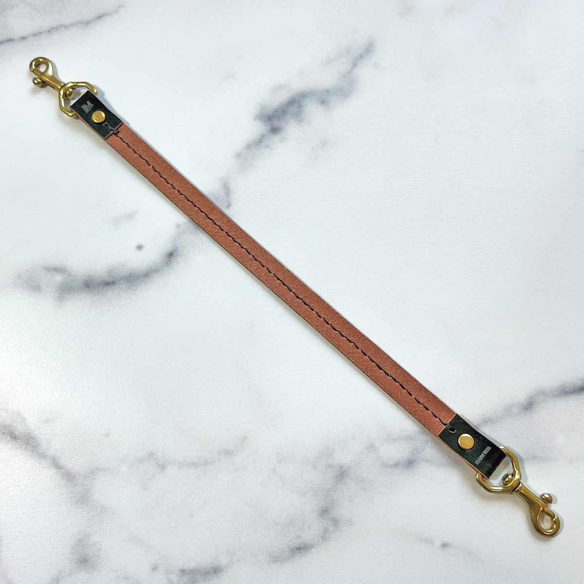 'Finders Keepers' Hand-Stitched Leather Key Leash