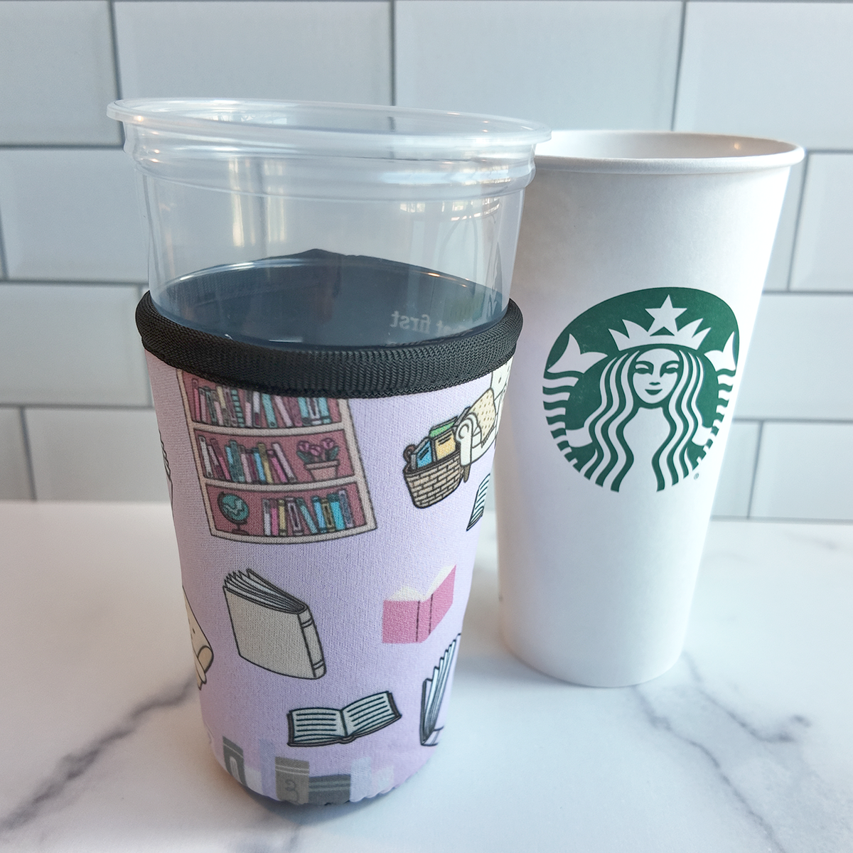 Reusable Neoprene Iced Coffee Sleeve