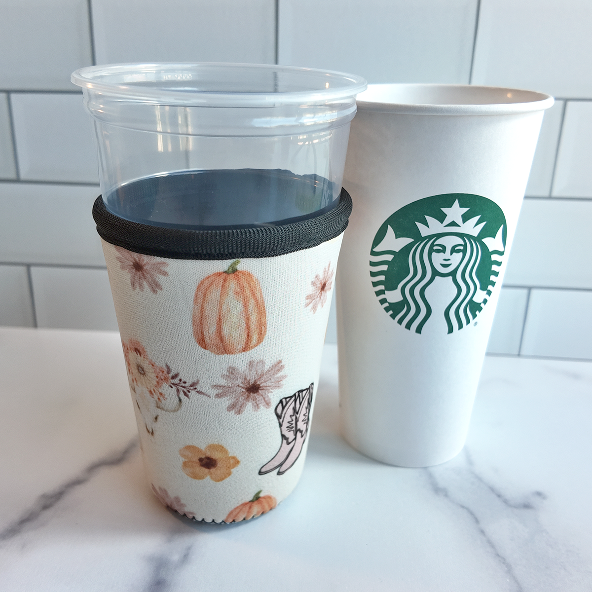 Reusable Neoprene Iced Coffee Sleeve