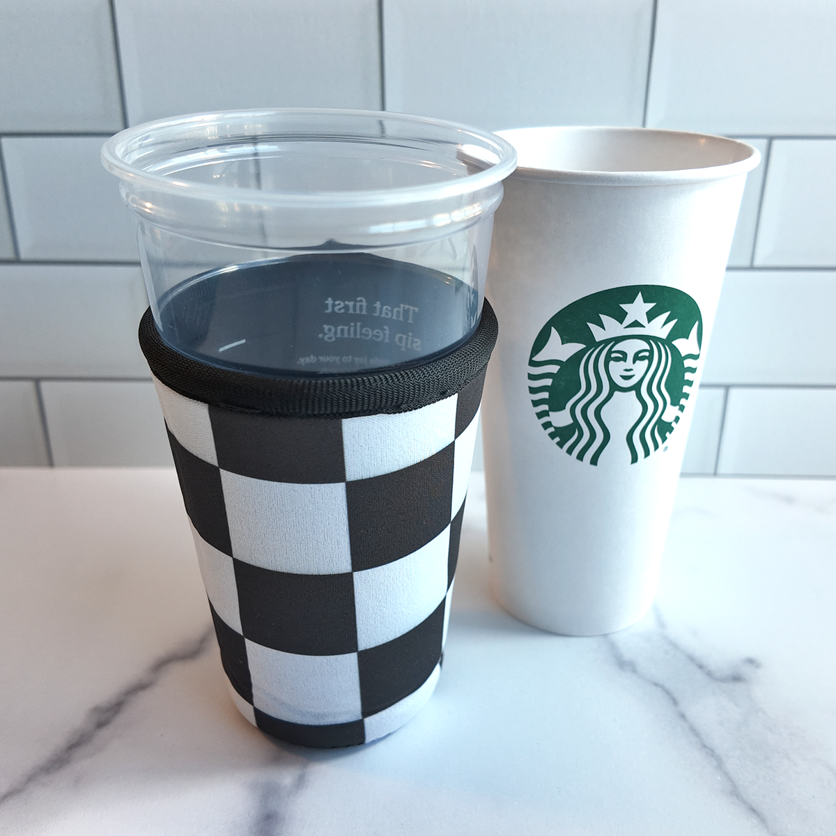 Reusable Neoprene Iced Coffee Sleeve