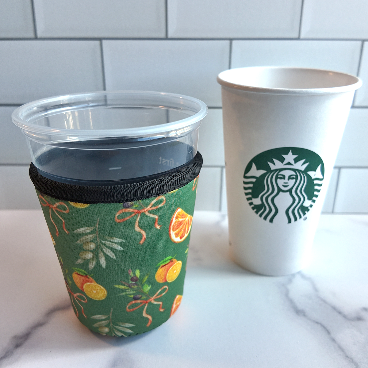 Reusable Neoprene Iced Coffee Sleeve