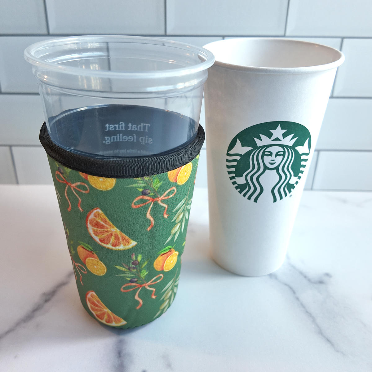 Reusable Neoprene Iced Coffee Sleeve