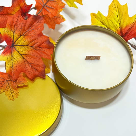 Pumpkin Clove Soy Wood Wick Holiday Candle