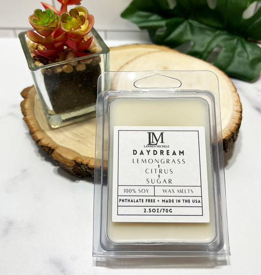 Daydream Wax Melts - Lemongrass, Citrus, Warm Sugar