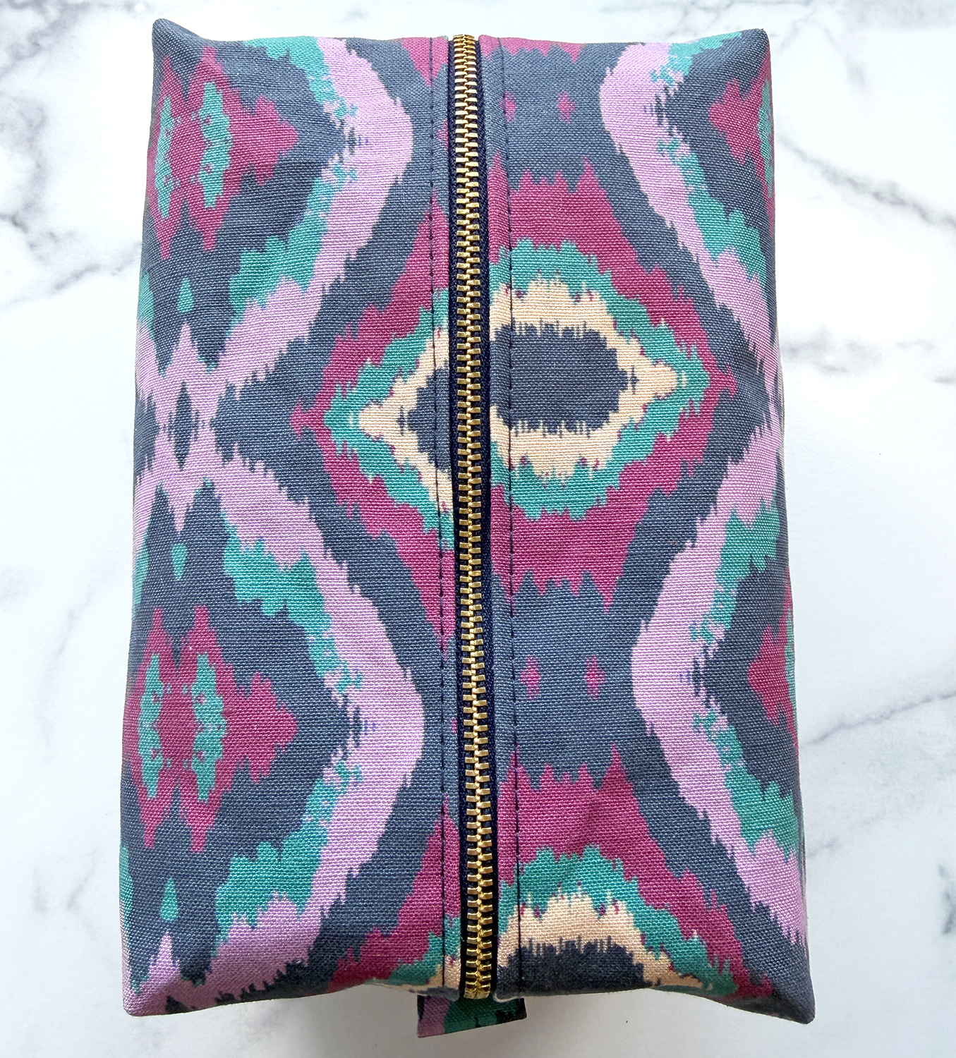 'Bring It' Canvas Collapsible Travel Makeup Bag