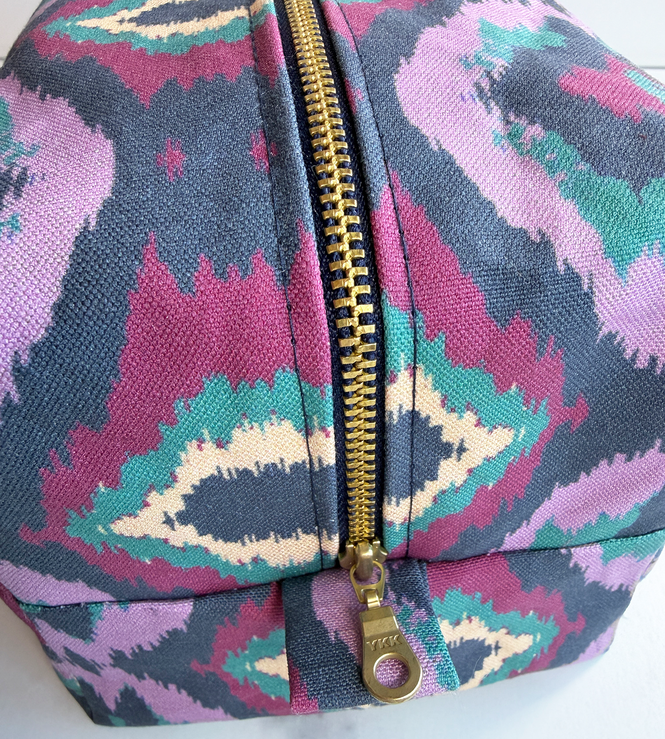 'Bring It' Canvas Collapsible Travel Makeup Bag
