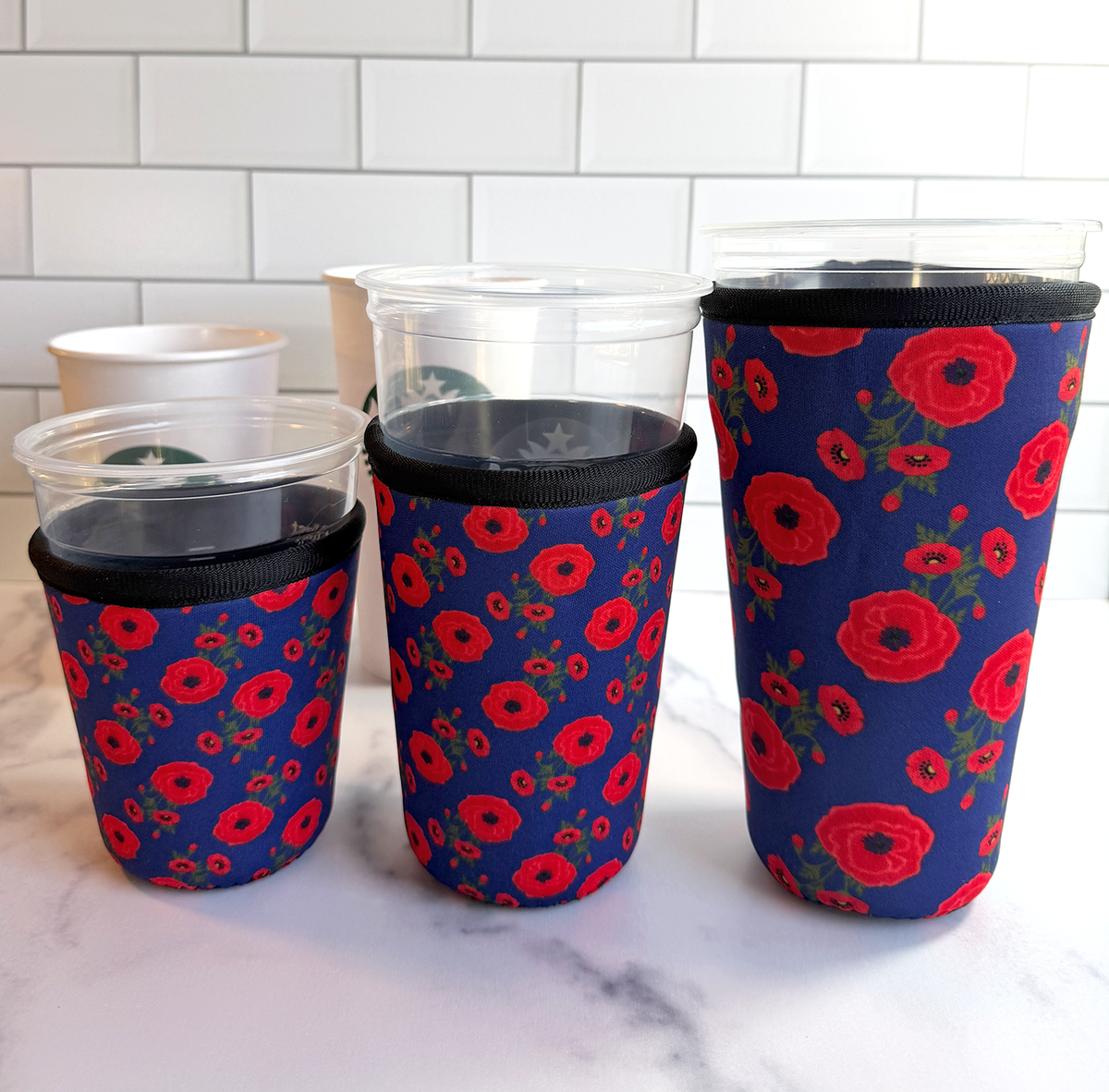 Reusable Neoprene Iced Coffee Sleeve