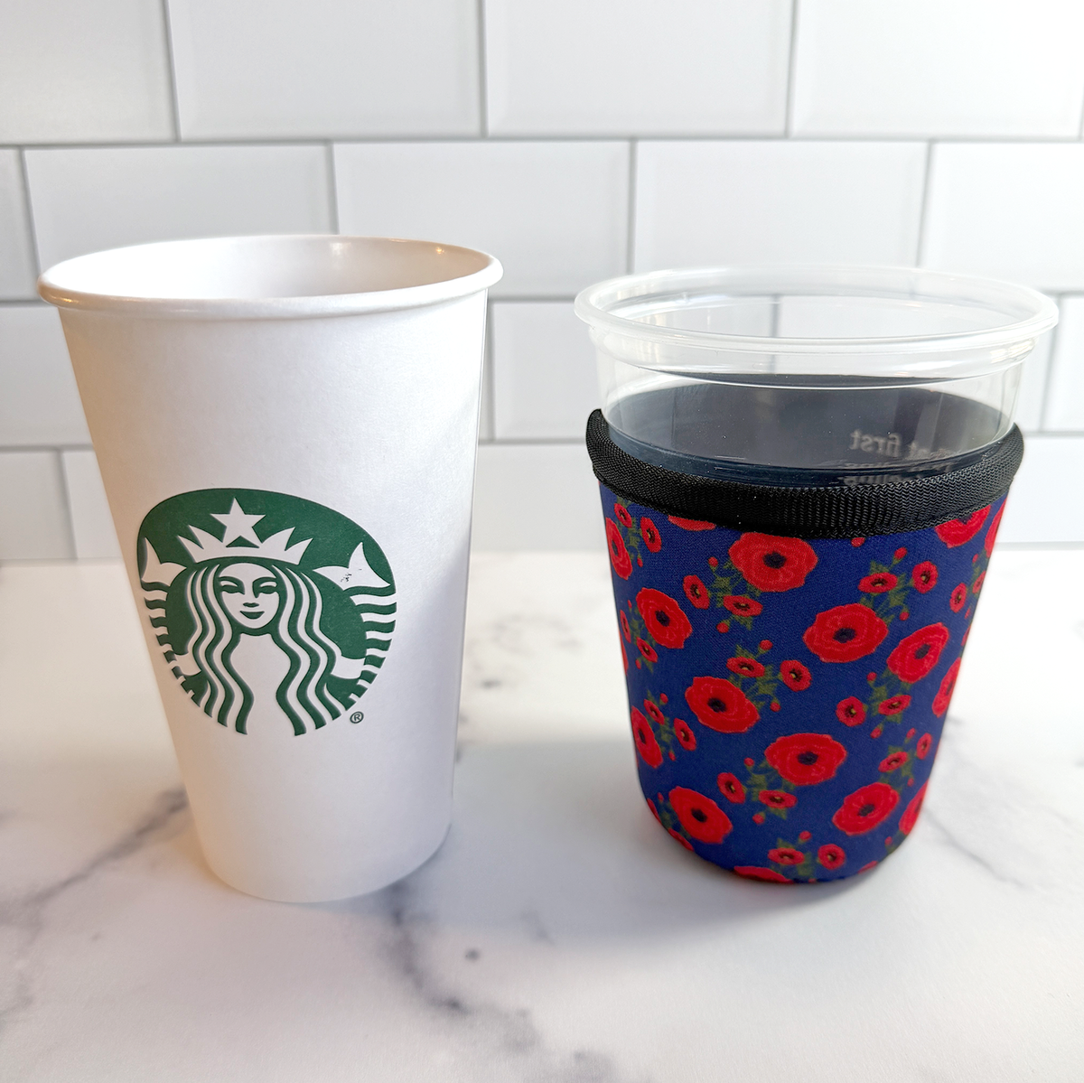 Reusable Neoprene Iced Coffee Sleeve
