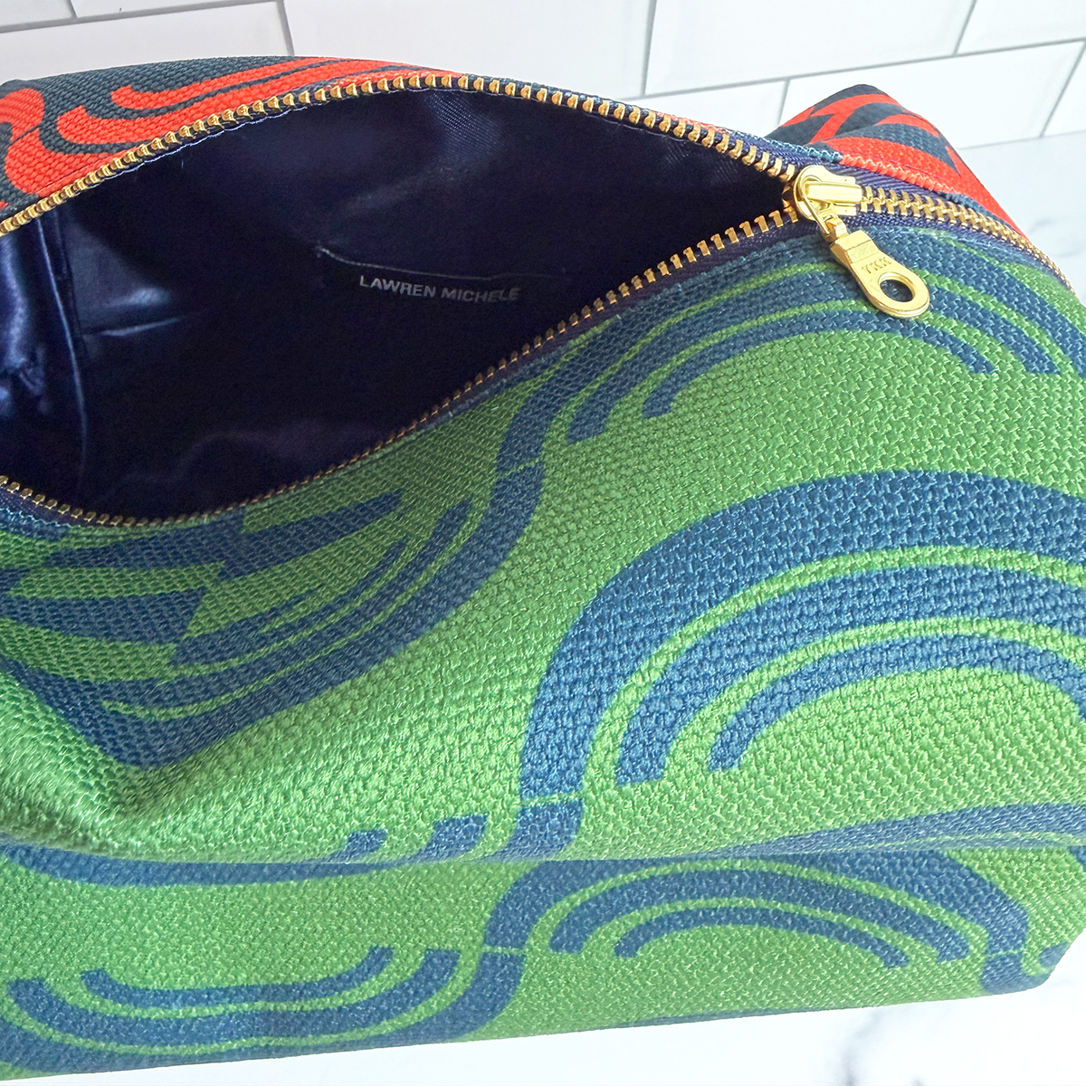 'Bring It' Canvas Collapsible Travel Makeup Bag