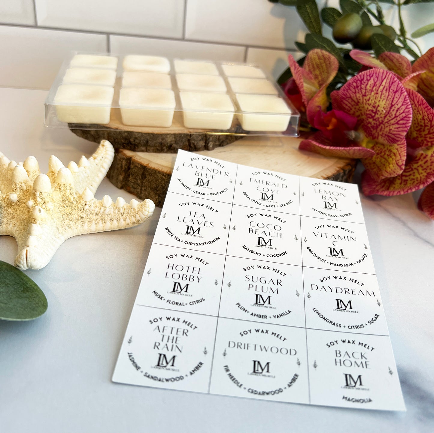 Wax Melt Scent Sample Pack