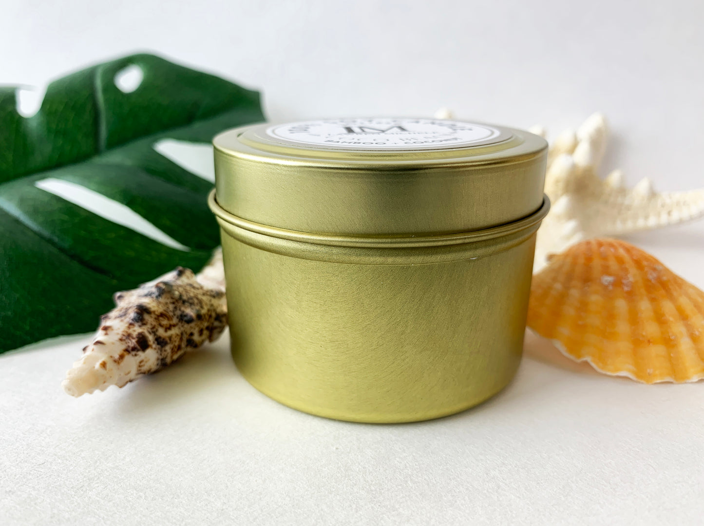 Coco Beach Wood Wick 3oz Tin Soy Candle
