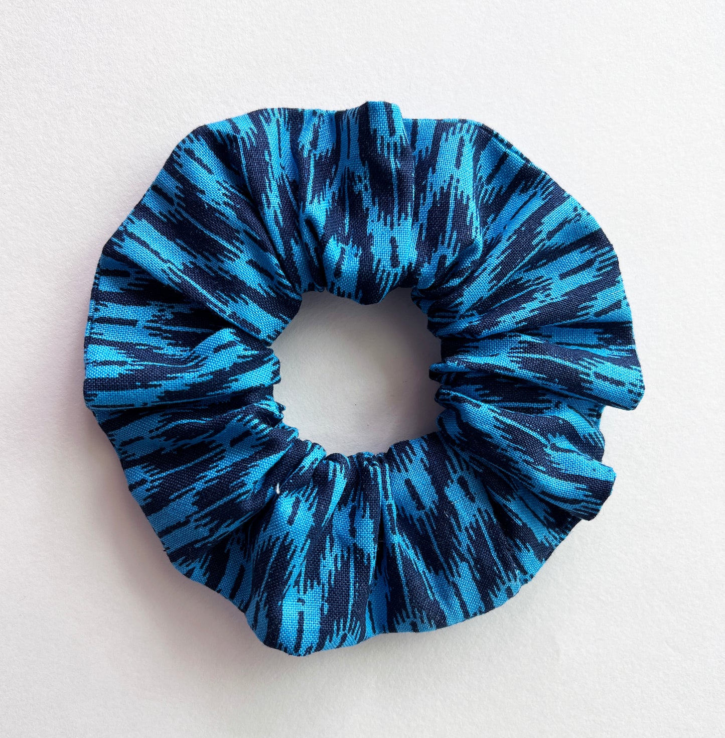 Printed Cotton Hair Scrunchies, Set of 3