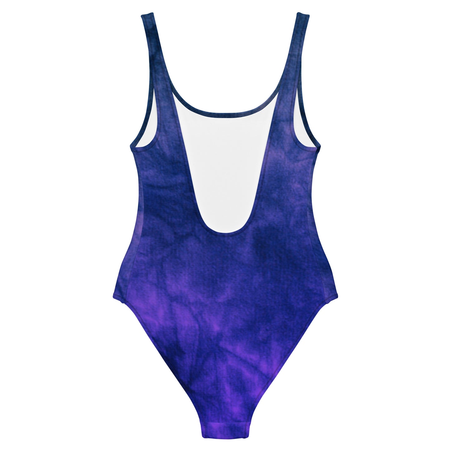 Blue & Purple Tie Dye One-Piece Swimsuit