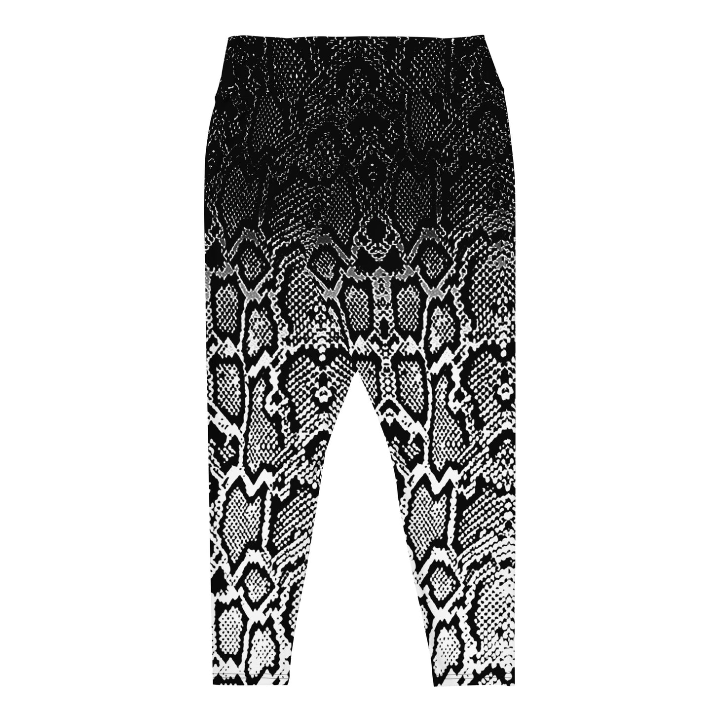 Ombre Snakeskin Plus Size Leggings