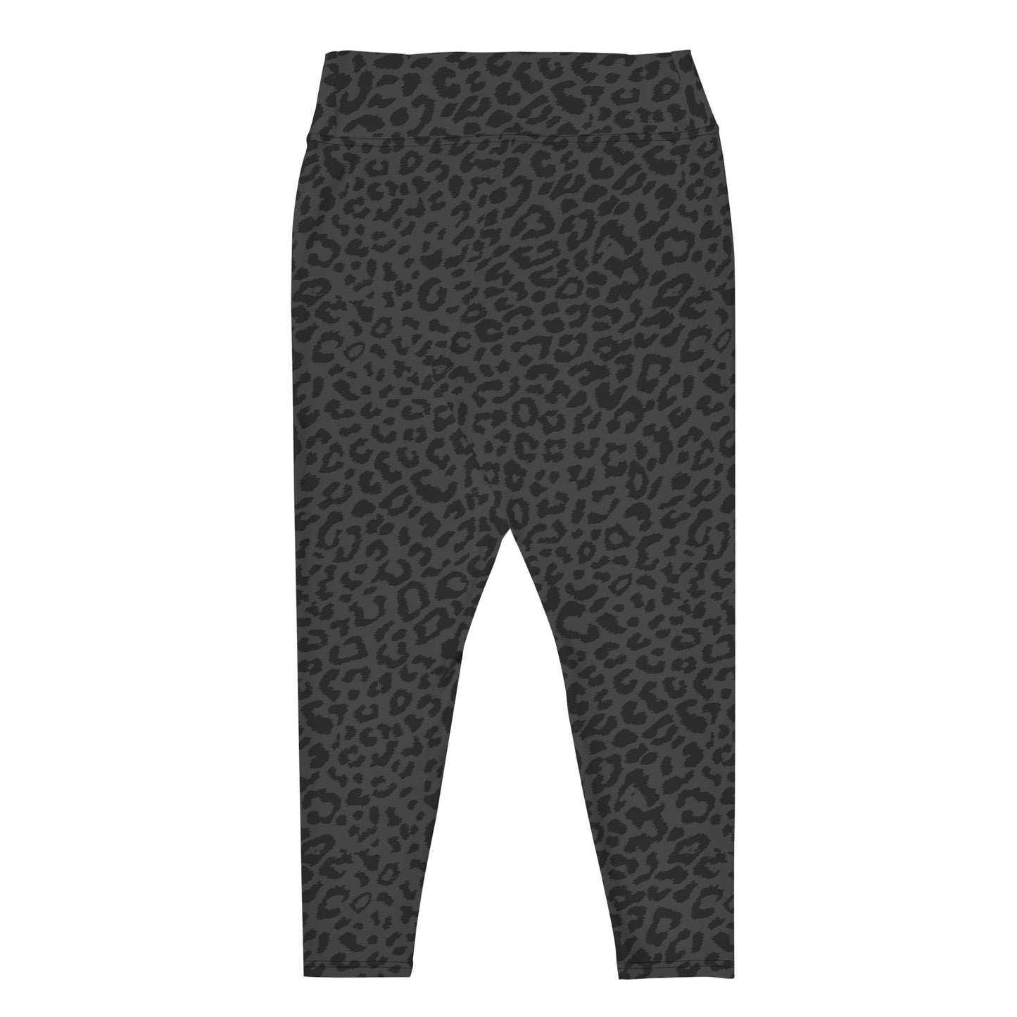 Gray Cheetah Animal Print Plus Size Leggings