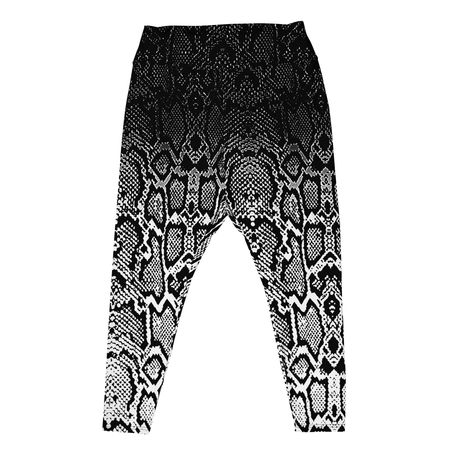 Ombre Snakeskin Plus Size Leggings