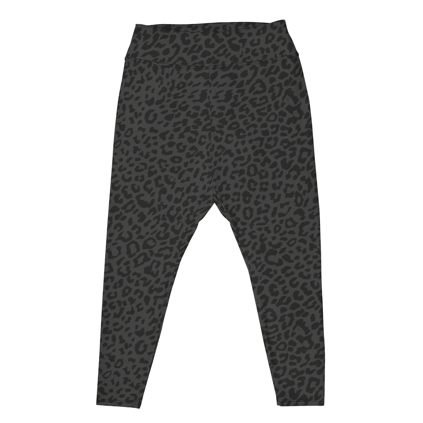 Gray Cheetah Animal Print Plus Size Leggings