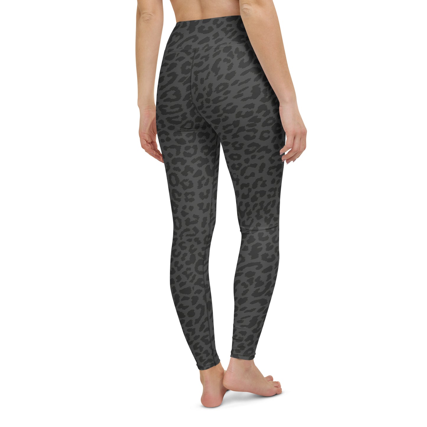Gray Cheetah Animal Print Leggings