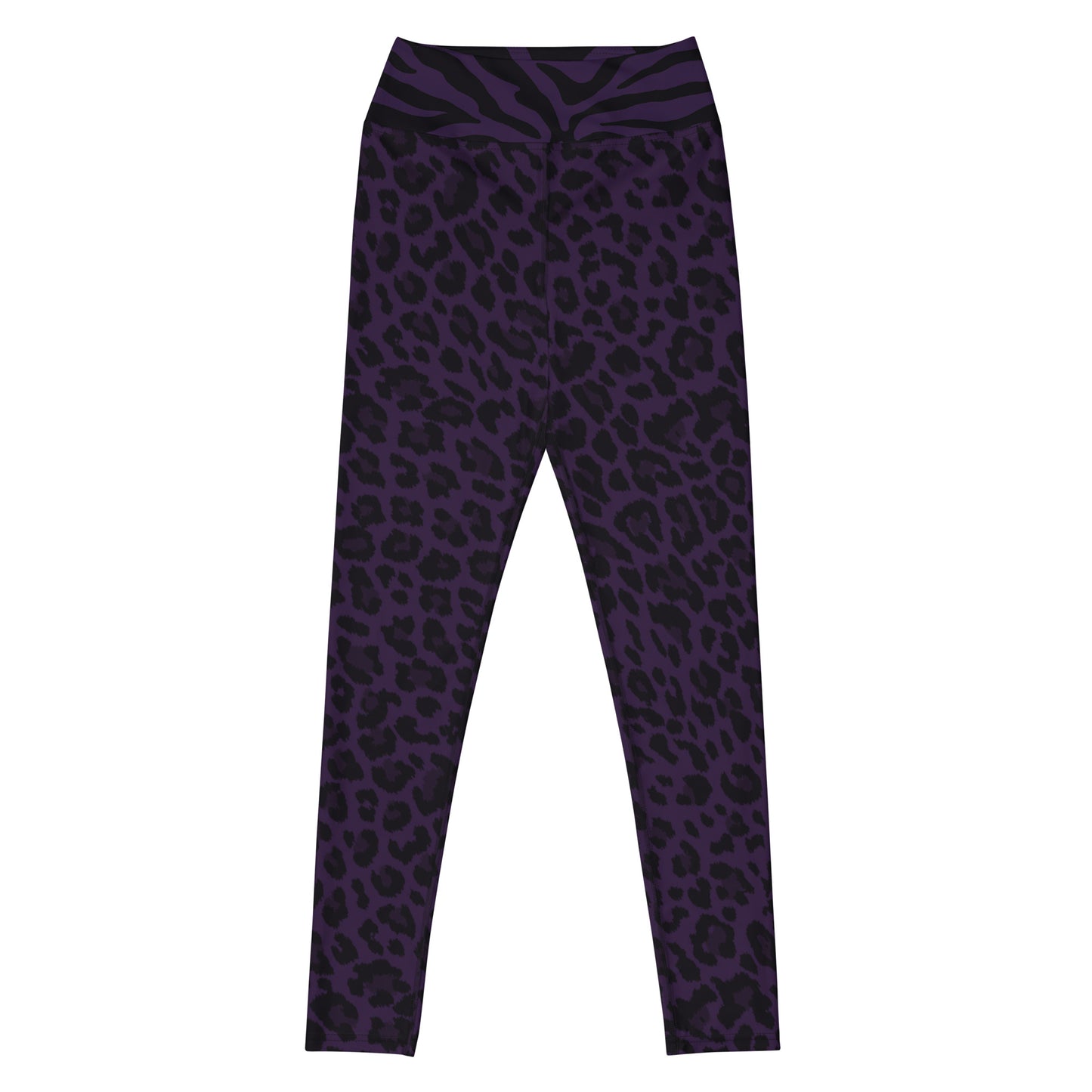 Purple Cheetah Zebra Animal Print Leggings