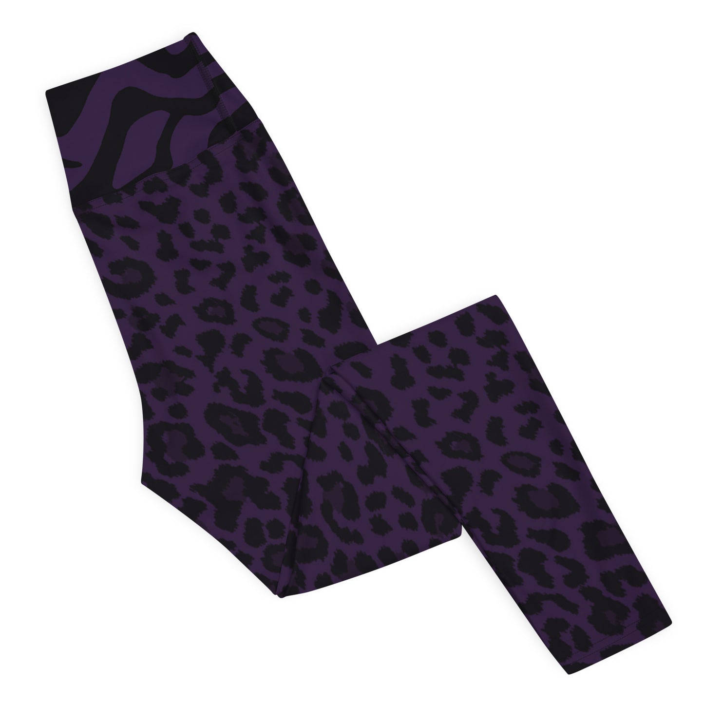Purple Cheetah Zebra Animal Print Leggings